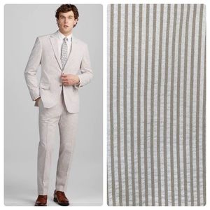 Jos A Bank 1905 Collection Tailored Fit Stripe Suit